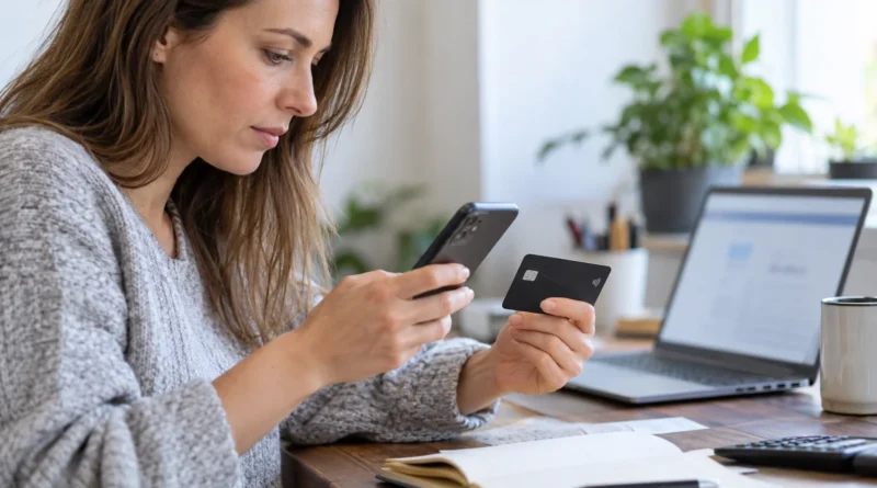 Blokace platební karty v telefonu.