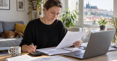 Kontrola daňových podkladů u notebooku