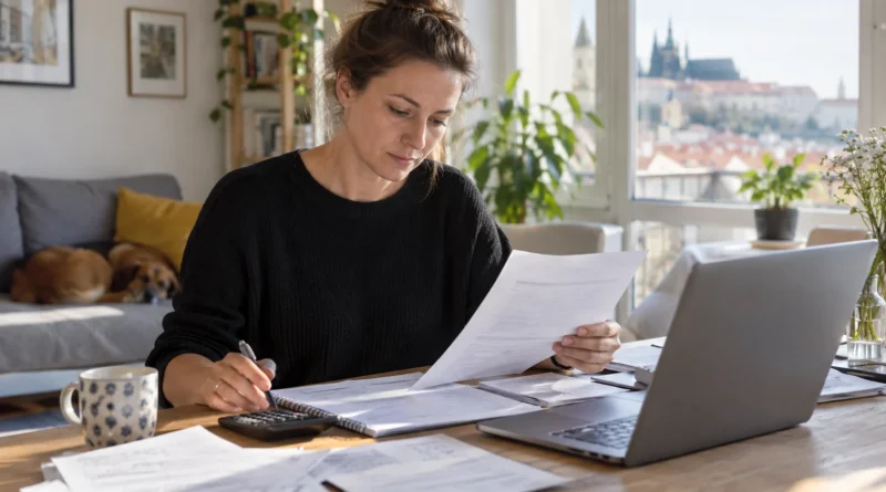 Kontrola daňových podkladů u notebooku