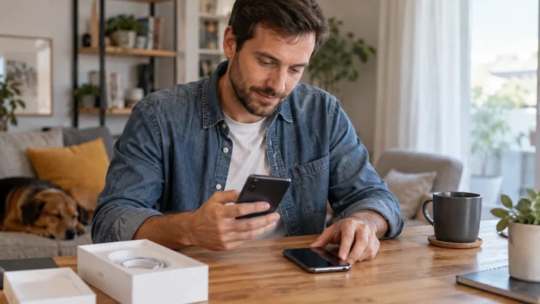 Příprava staršího a nového telefonu k výměně